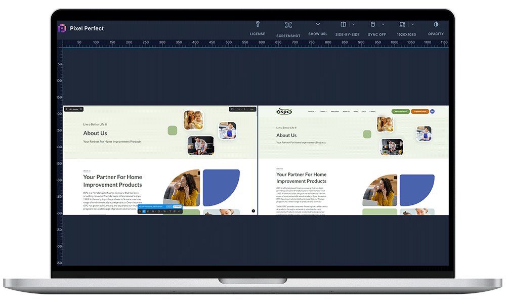 Pixel Perfect - Visual Comparison Tool